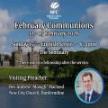 Evening Service & Fellowship - February Communions